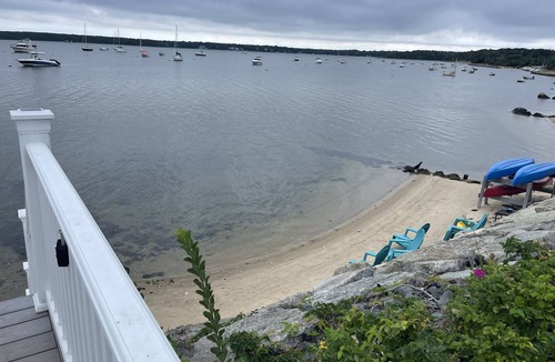 Seconsett Island House | Brand new private beachfront home in Mashpee on Waquoit Bay