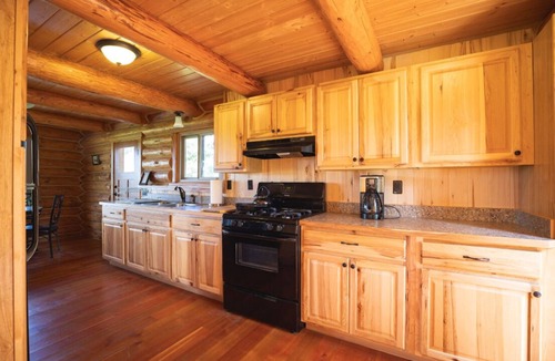 Polebridge Cabin | Cabins At Hay Creek- Beautiful Log Cabin Stunning Views of Glacier National Park
