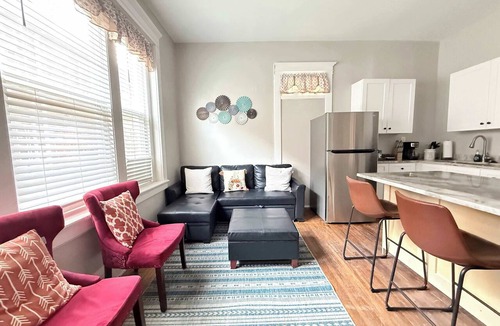 Museum District Apartment | Carytown nest/King Bed/fully fenced