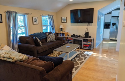 North Eastham House | Central AC, Large Deck, Renovated & Walk to Cooks Brook - Ideal for Two Families