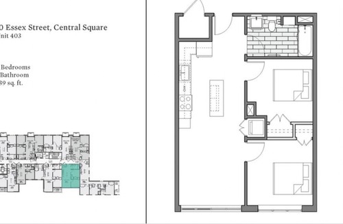 Central Square Apartment | Central Square|Students Welcome-Essex401-2/1