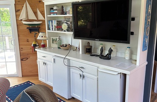 Edgartown Cottage | Chappy Cottage designed for the vacationer. Patio, outdoor shower, grill