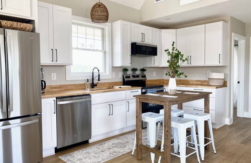 Avon Cottage | Charming 2-bedroom, NEW custom home, linens provided, walk to the beach!