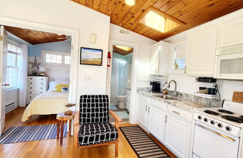 West Yarmouth Cottage | Charming Cape Cod Waterfront Cottage Perfect for 2! 1 minute walk to the beach!