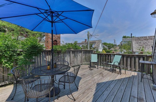 Commercial Street House | Charming West End home with brand new bathrooms and secluded patio