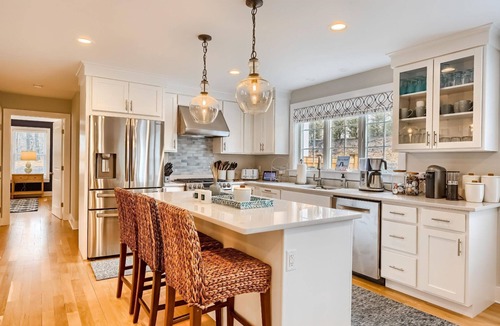 West Chatham House | Chatham Luxury Retreat—Porch, Art & Family Fun