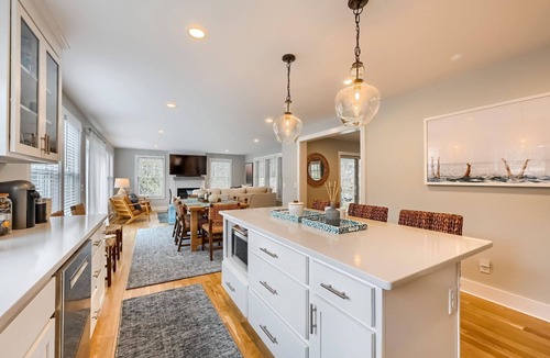 West Chatham House | Chatham Luxury Retreat—Porch, Art & Family Fun