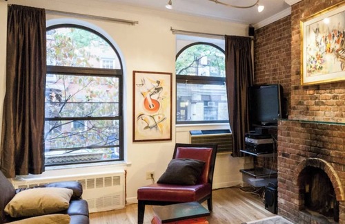 Chelsea Apartment | Chelsea stunner-1910 brick townhouse with floor through apt, working fireplace,