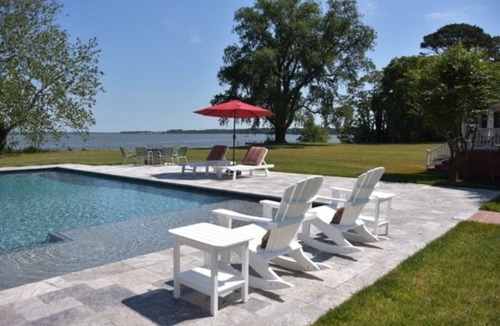 Secretary House | Chesapeake Bay Large Beautiful Waterfront Estate! "Belle Aire Landing"