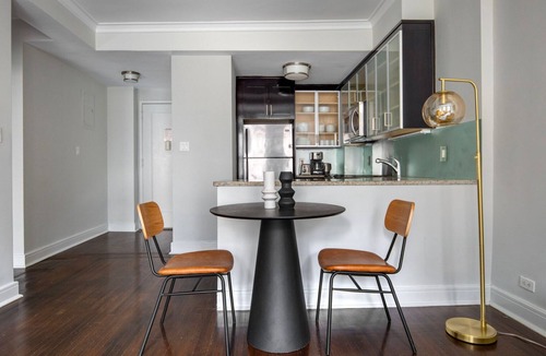 Lincoln Square Apartment | Classy UWS 1BR w/Gym, W/D & Doorman, nr Central Park, by Blueground