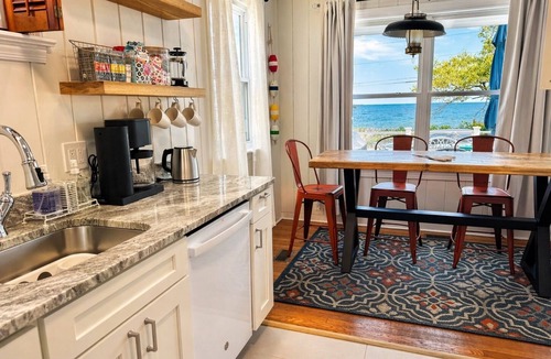 Calvert Beach-Long Beach House | Coastal retreat with direct beach access and sweeping Chesapeake Bay water views