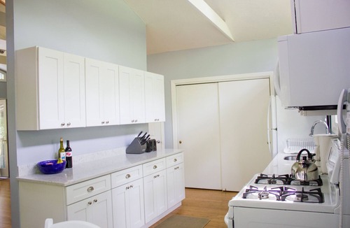 Tisbury House | Contemporary Pet-Friendly Year-round Retreat. In the Woods, Walk to Town.