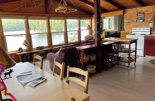Indian Lake Cabin | Cozy Adirondack cabin with private dock and kayaks, feet from Adirondack Lake