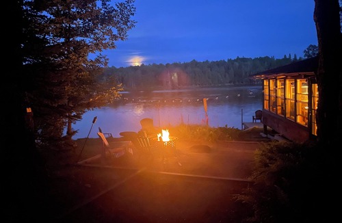 Indian Lake Cabin | Cozy Adirondack cabin with private dock and kayaks, feet from Adirondack Lake