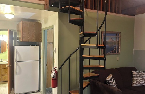 East Glacier Park Village Cabin | Cozy Cabin Minutes from Glacier's Two Medicine Valley