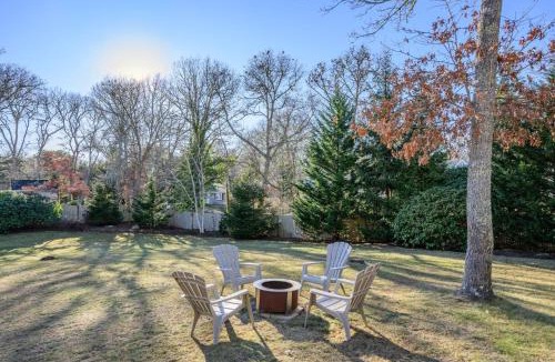 Harwich Center House | Cozy Cape Retreat with Fenced Yard Fire Pit