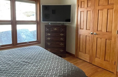 West Milford House | Cozy home featuring a large deck w/enclosed hot tub, game room and seasonal pool
