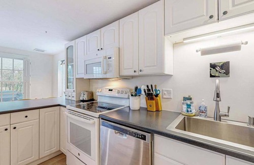 Centerville House | Cozy home on lake including local beach pass , hot tub, patio, W/D, & AC