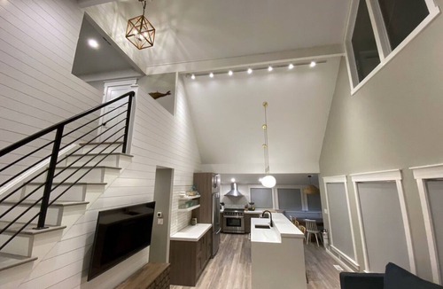 Cape May Point House | Cozy, modern A-frame, steps to the beach in tranquil Cape May Point