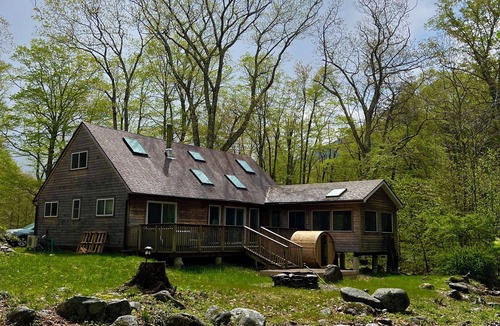 Phoenicia House | Creekside Catskills Retreat: Sauna · Stream · 5+ Acres · Slide Mountain Wildrnss