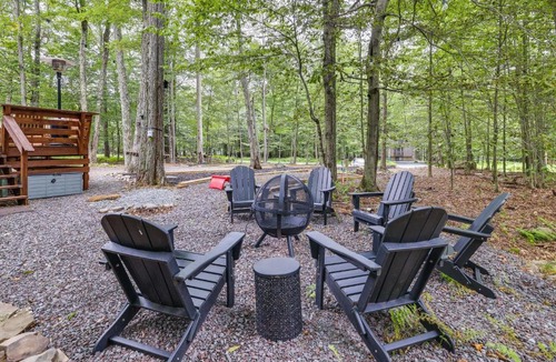 Gouldsboro House | Deck, Fire Pit & Sauna: Big Bass Lake Getaway!