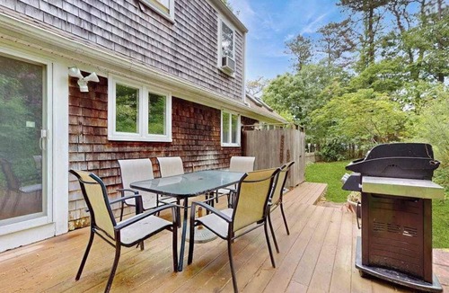 East Sandwich House | Dog-friendly home with firepit, deck & washer/dryer - walk to Sandy Neck Beach
