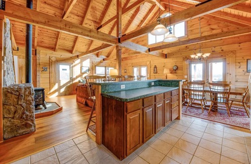 Livingston House | Dog-friendly, lake view cabin w/furnished decks, Ping-Pong & darts