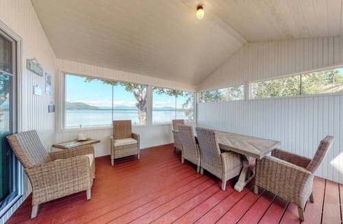 Center Ossipee House | Dog-friendly lakefront home with lake views, firepit, dock, patio, & grill
