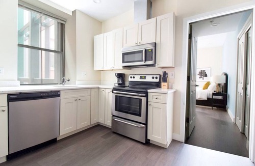 Downtown Boston Apartment | Downtown Luxury 1BR | Pets Welcome | W/D in Bldg