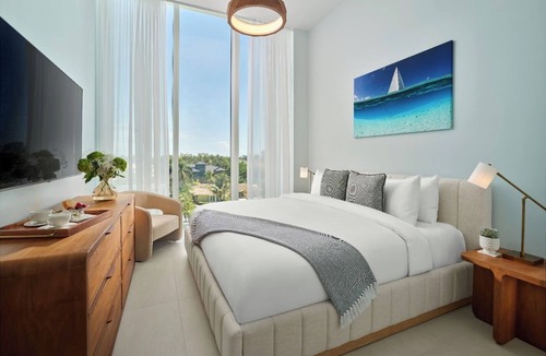 17th Street Causeway Hotel | Elegant Coastal Room w/Plush Comfort + Stunning Marina Setting for Relaxation