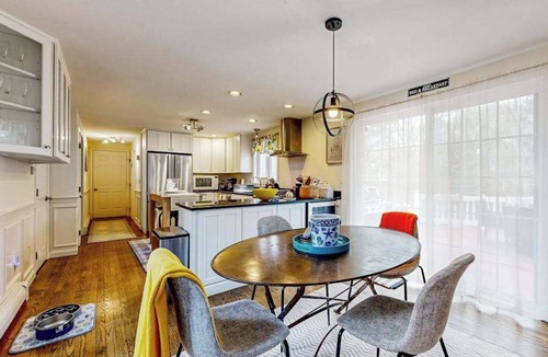 Sandwich House | Elegant home with backyard pool & firepit - near beaches, shopping, & golf