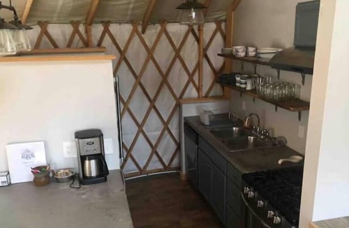 Court House House | Enchanting Floyd Yurt near Blue Ridge Parkway
