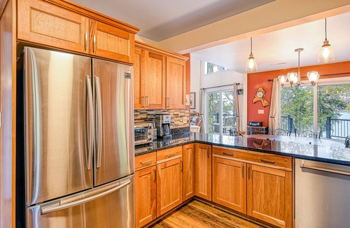 Mineral House | Enchanting lakefront oasis with fire pit, generous patio, dock, & amazing views
