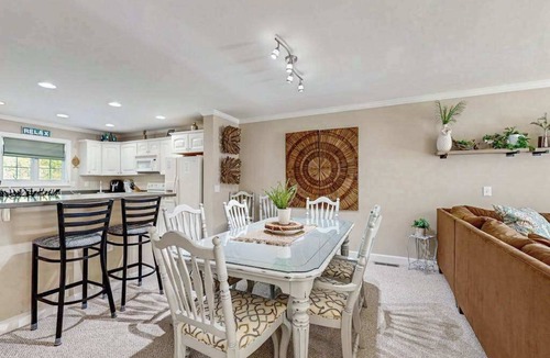 West Ocean City House | End-unit townhome with resort amenities, water view, balcony, fireplace, & AC