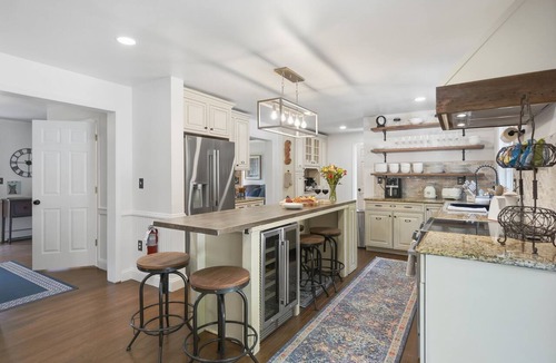 Salisbury Mills House | Escape to this private Hudson Valley estate featuring a seasonal pool, hot tub, hidden speakeasy, and room for up to 14 guests. Minutes from West Point, wineries, hiking, and Storm King—perfect for family vacations and group getaways.