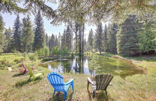 Eureka Apartment | Eureka Vacation Rental: Steps to Creek & Fishing!