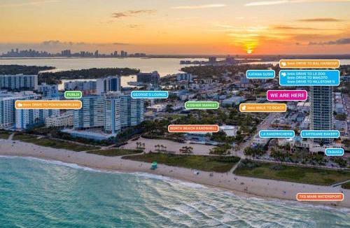 North Beach Apartment | Family Friendly Condo Steps to Miami Beach with Free Parking