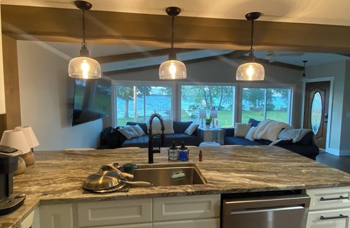 Brewerton House | Family-Friendly Waterfront Retreat, Sleeps 8, Docks, Fire Pit, Boat Lifts.
