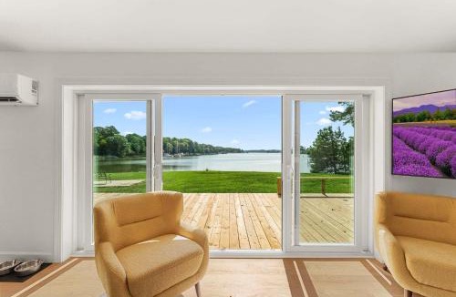 Lottsburg House | Family Getaway Waterfront 8 Serene Acres New Build plus Gazebo