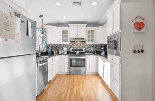 Northwest Harwich House | Family Retreat West Harwich with deck and large backyard