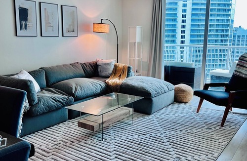 Brickell Condo | FIFA World Cup 2026! Brickell Luxe Sky Condo-Sea View Balcony - Walk-Water-WiFi
