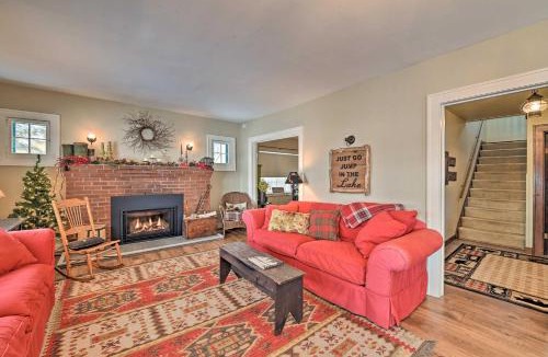 Speculator House | Fire Pit & Beach: Lake Pleasant Home w/Views