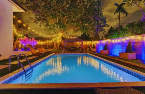 Ives Estates Villa | Flamingo House with Cinema, Pool & Chill Area
