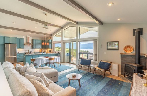 Polson House | Flathead Lake View Retreat | 2 King Suites