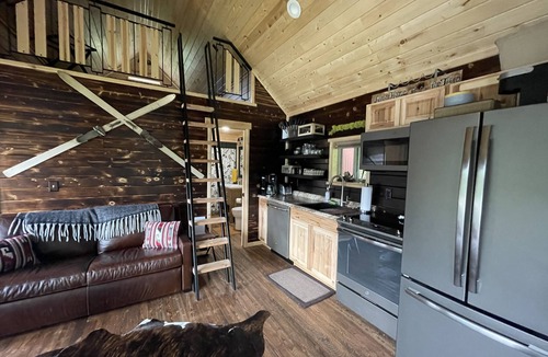 West Glacier Cabin | Glacier Riverbend Cabins nestled right on river just a mile from Glacier Park!