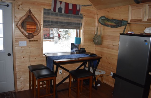 West Glacier Cabin | Glacier Riverbend Cabins nestled right on river just a mile from Glacier Park!