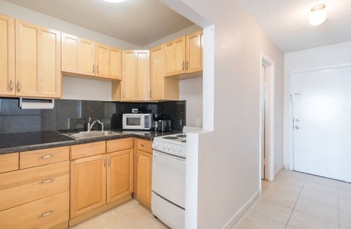 North Bay Village Condo | Gorgeous studio with water & downtown view.
