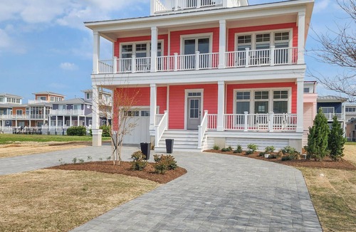 Cape Charles House | Gorgeous water views, a private swimming pool & easy access to private beach!