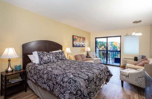 Bigfork Condo | Gorgeous waterfront views, private balcony & A/C - Marina Cay Bayside Studio