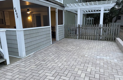 Chic's Beach House | Ground level Beach Rental NEW ADA bathroom & bedroom.
